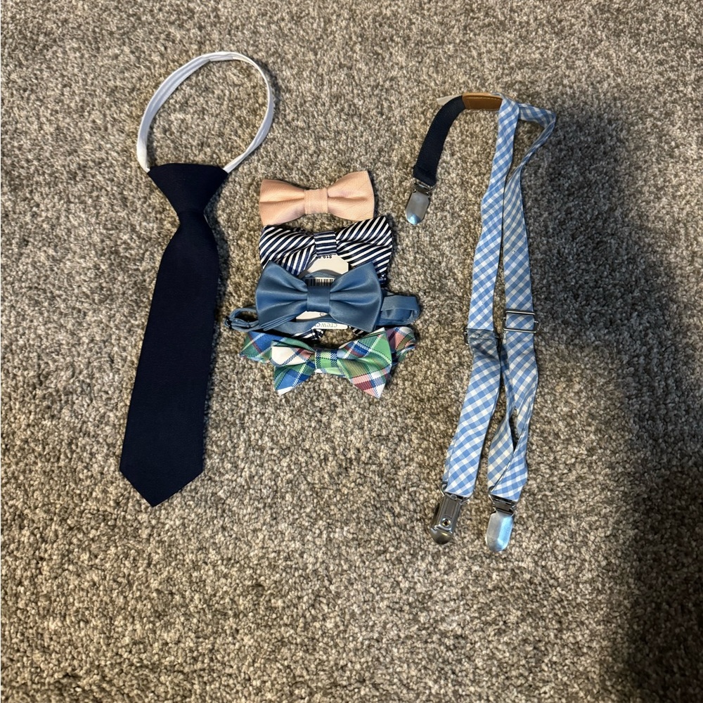 Bow ties, Suspenders, and Ties for kids